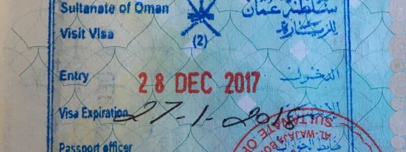 oman visum verlängern
